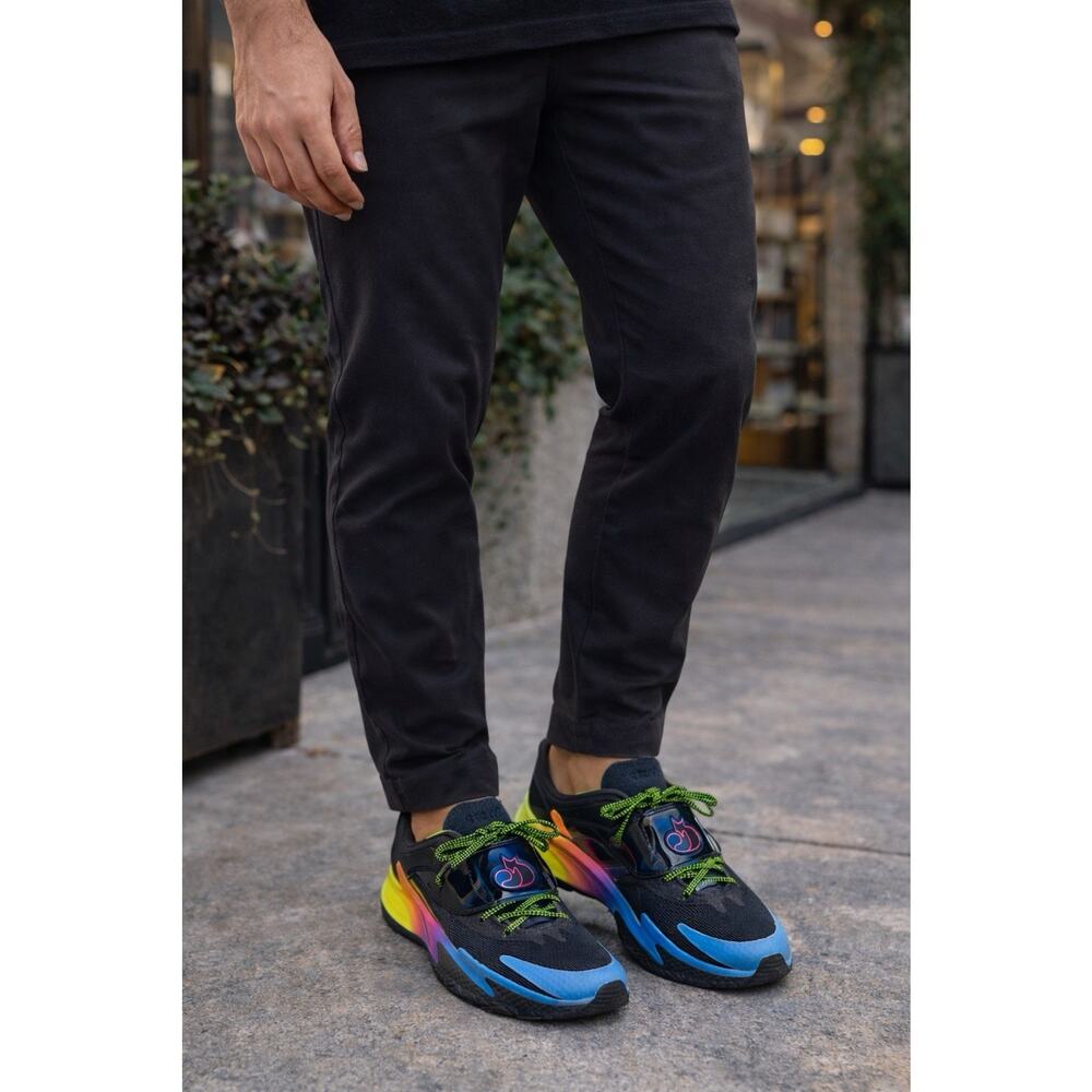 SIZE 12 DS Under Armour Curry Fox 2 Gamer Black Multi Color 6011189-001